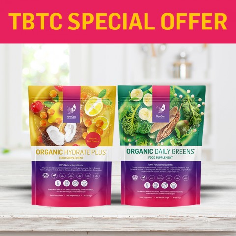 1 x Organic Daily Greens & 1 x Organic Hydrate Plus - Special offer, usual SRP £89.98